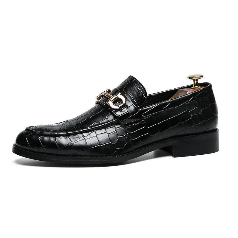 Italian Style Alligator Leather Loafers